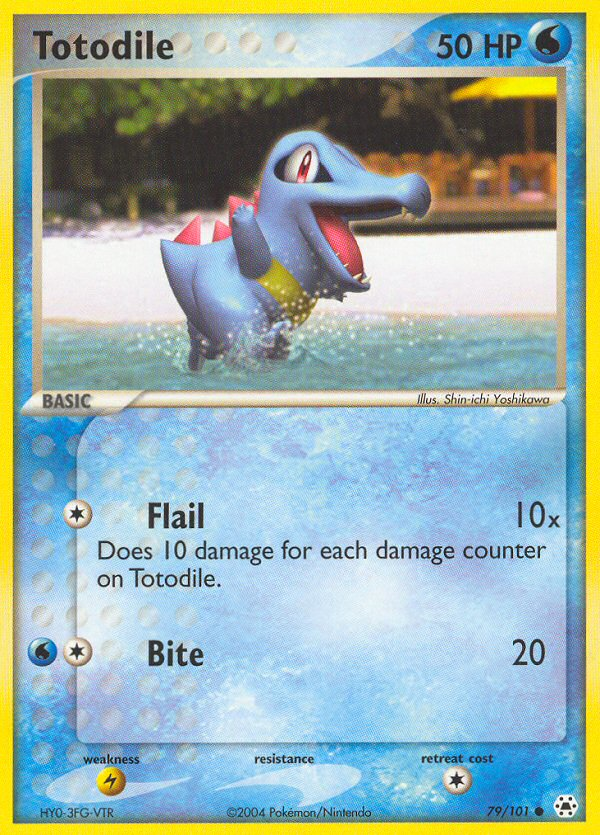 Totodile (79/101) [EX: Hidden Legends] | The Time Vault CA