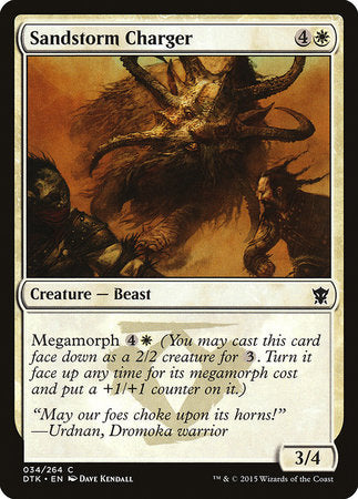 Sandstorm Charger [Dragons of Tarkir] | The Time Vault CA