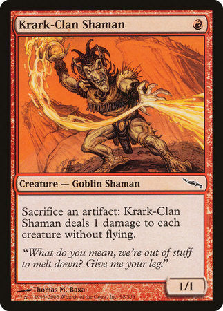 Krark-Clan Shaman [Mirrodin] | The Time Vault CA