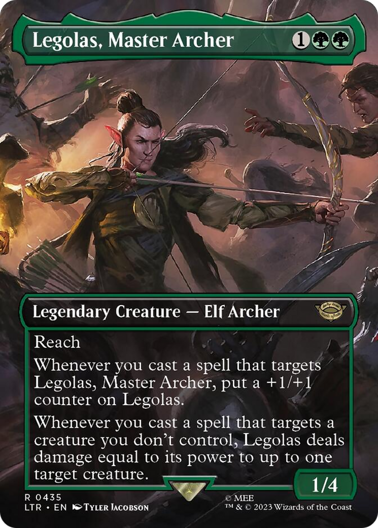 Legolas, Master Archer (Borderless Alternate Art) [The Lord of the Rings: Tales of Middle-Earth] | The Time Vault CA