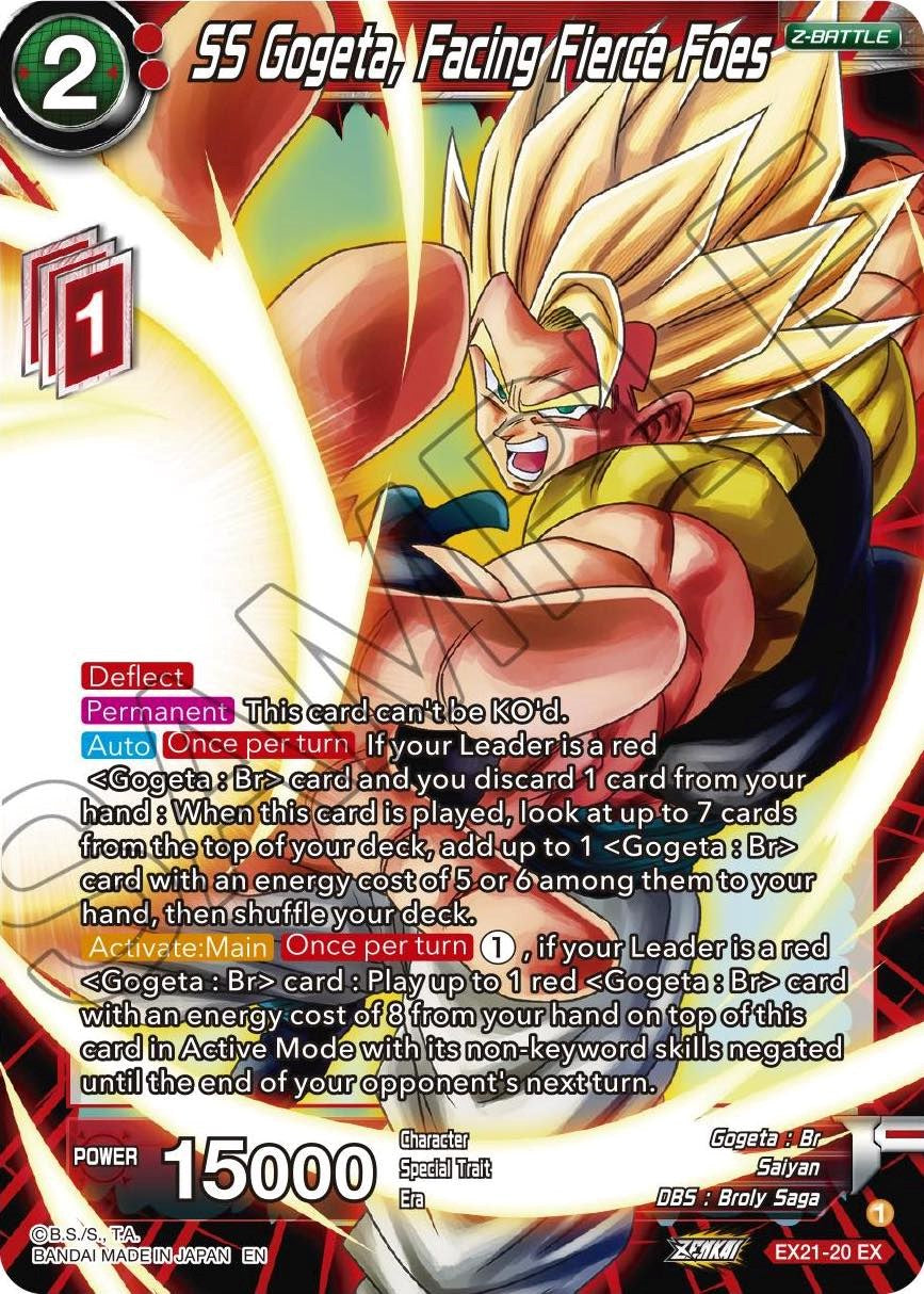 SS Gogeta, Facing Fierce Foes (EX21-20) [5th Anniversary Set] | The Time Vault CA