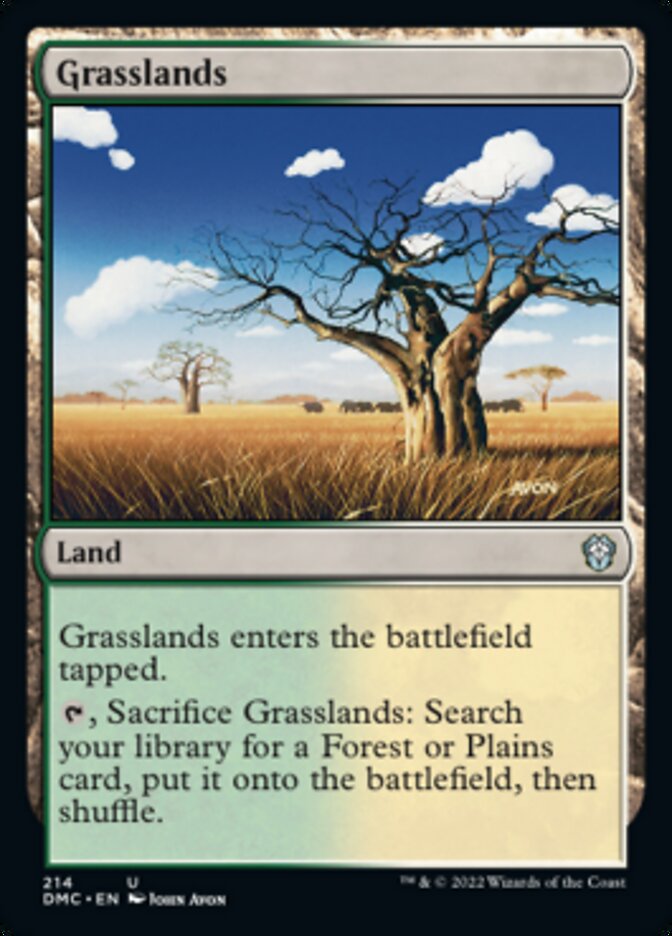 Grasslands [Dominaria United Commander] | The Time Vault CA