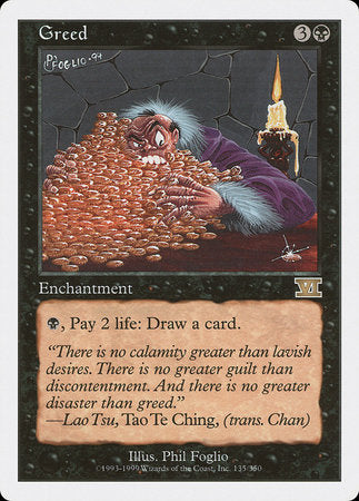 Greed [Classic Sixth Edition] | The Time Vault CA