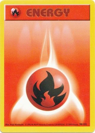 Fire Energy (98/102) [Base Set Shadowless Unlimited] | The Time Vault CA