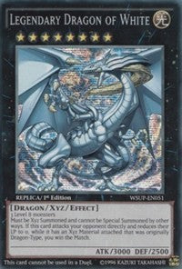 Legendary Dragon of White [WSUP-EN051] Prismatic Secret Rare | The Time Vault CA