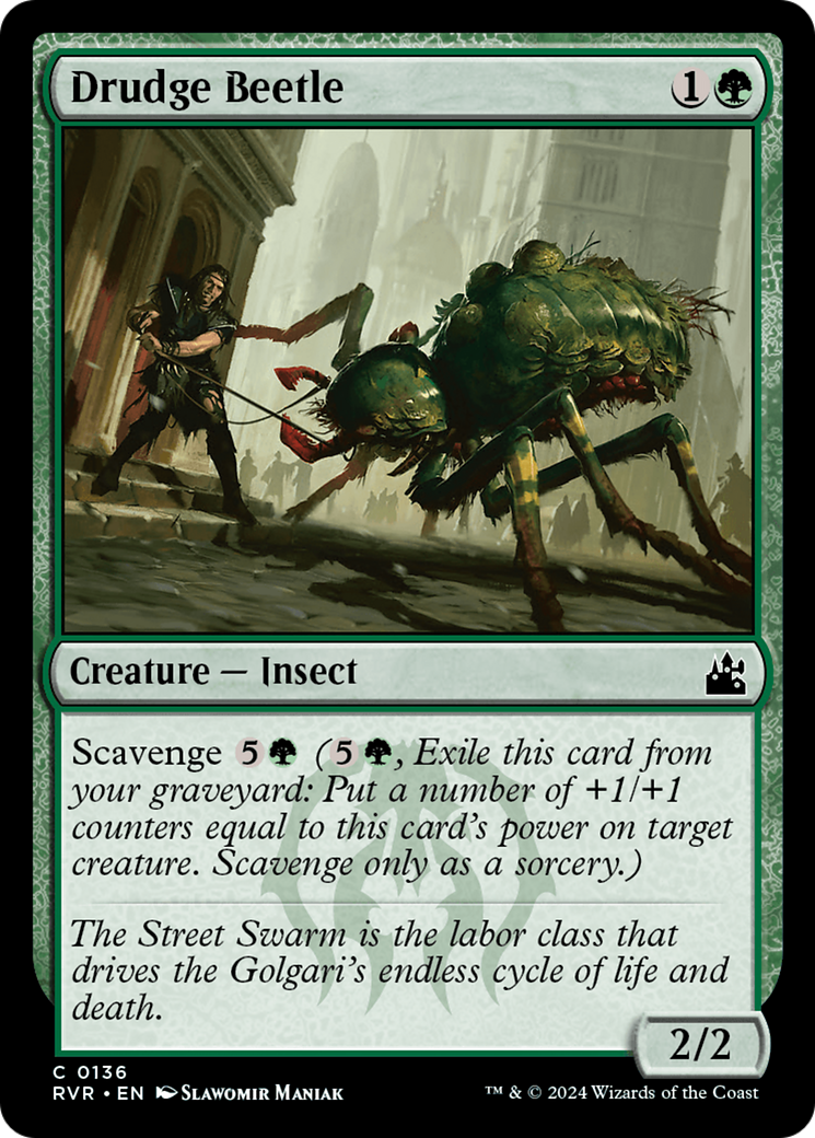 Drudge Beetle [Ravnica Remastered] | The Time Vault CA