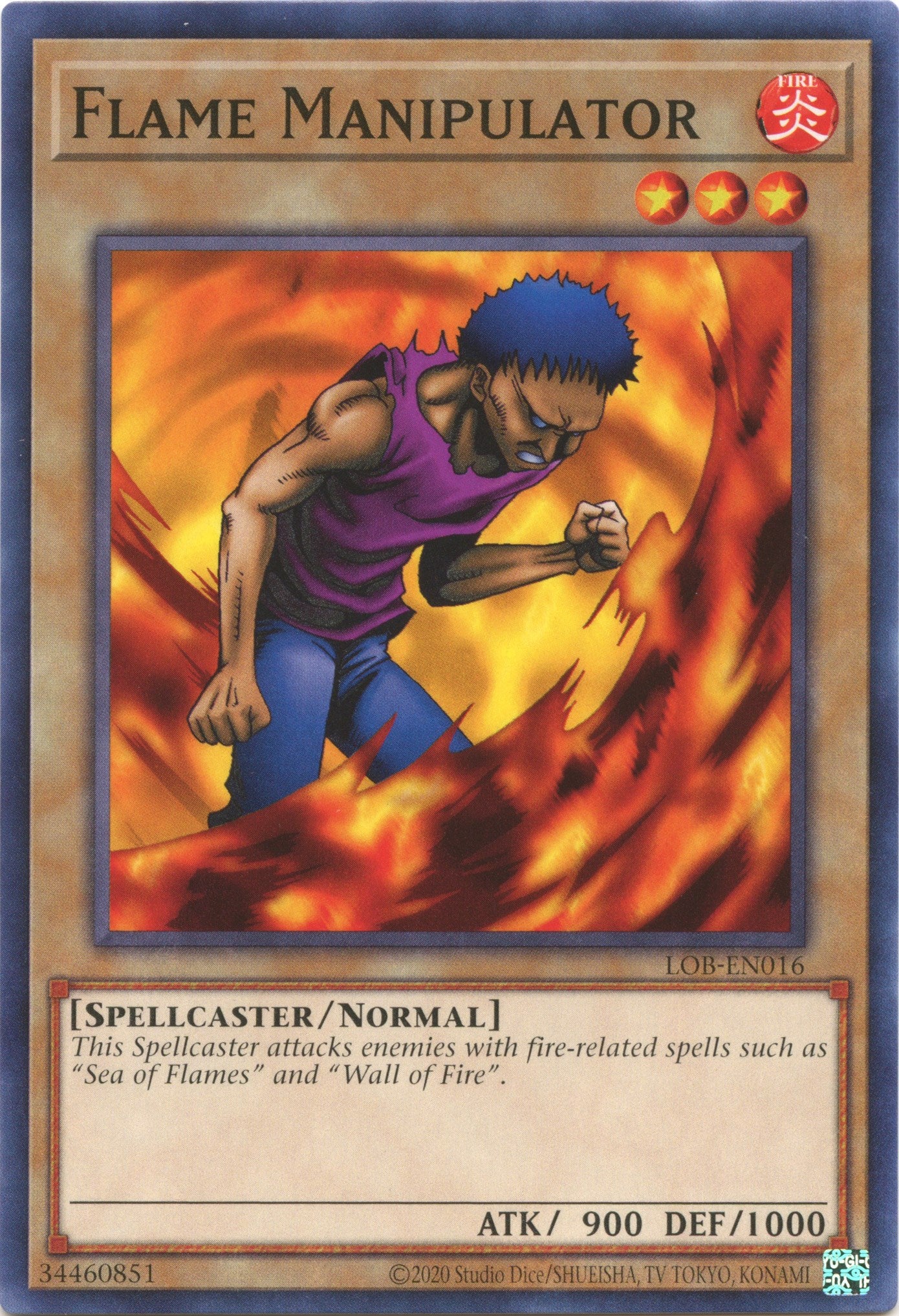 Flame Manipulator (25th Anniversary) [LOB-EN016] Common | The Time Vault CA