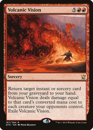 Volcanic Vision [Dragons of Tarkir] | The Time Vault CA