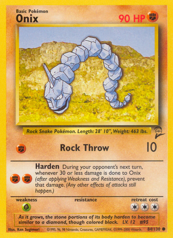 Onix (84/130) [Base Set 2] | The Time Vault CA