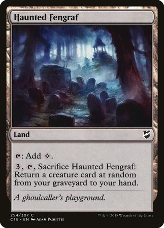 Haunted Fengraf [Commander 2018] | The Time Vault CA