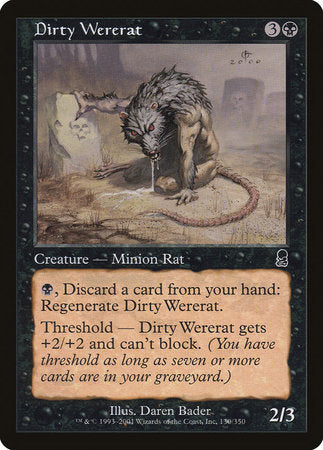 Dirty Wererat [Odyssey] | The Time Vault CA