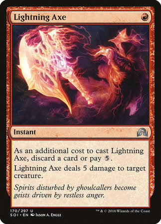 Lightning Axe [Shadows over Innistrad] | The Time Vault CA