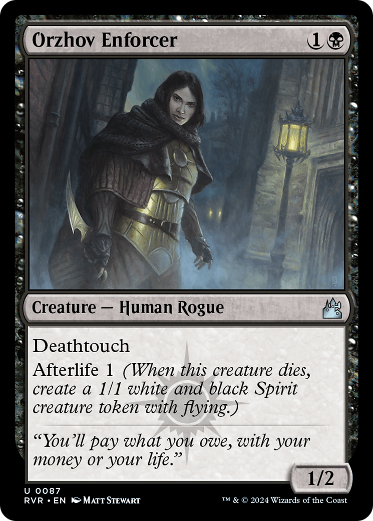 Orzhov Enforcer [Ravnica Remastered] | The Time Vault CA