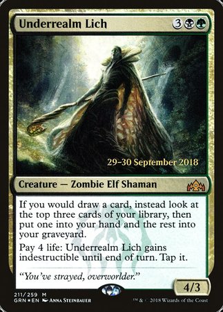 Underrealm Lich [Guilds of Ravnica Promos] | The Time Vault CA