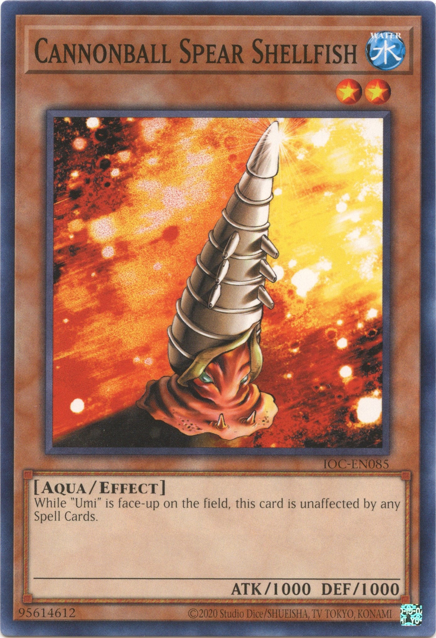 Cannonball Spear Shellfish (25th Anniversary) [IOC-EN085] Common | The Time Vault CA