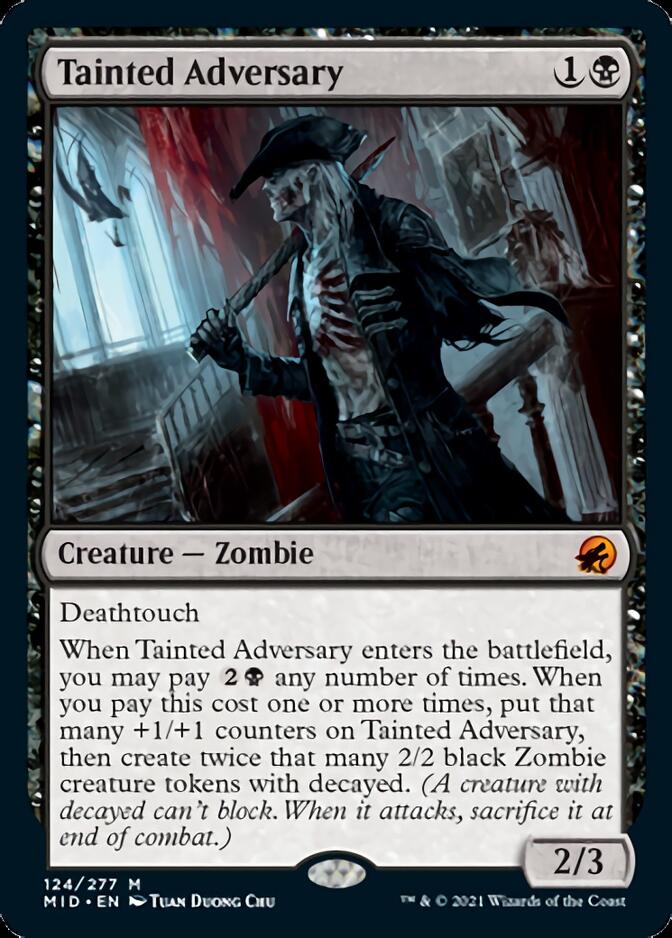 Tainted Adversary [Innistrad: Midnight Hunt] | The Time Vault CA