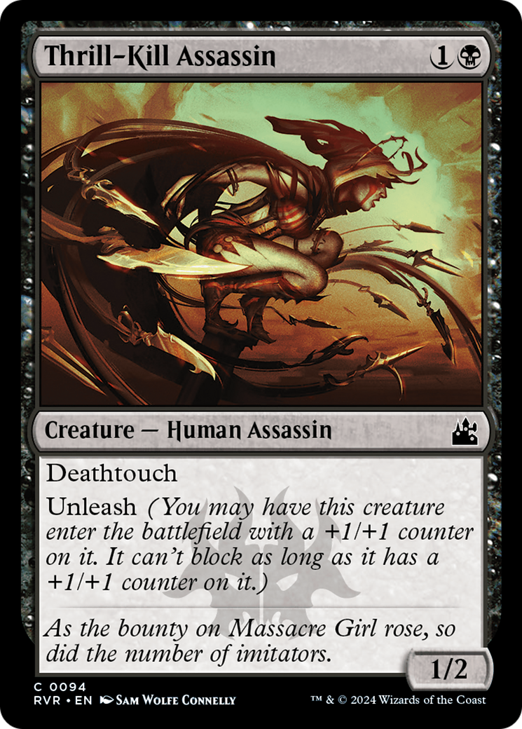 Thrill-Kill Assassin [Ravnica Remastered] | The Time Vault CA