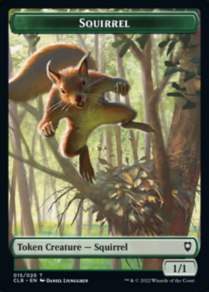 Squirrel Token [Commander Legends: Battle for Baldur's Gate Tokens] | The Time Vault CA