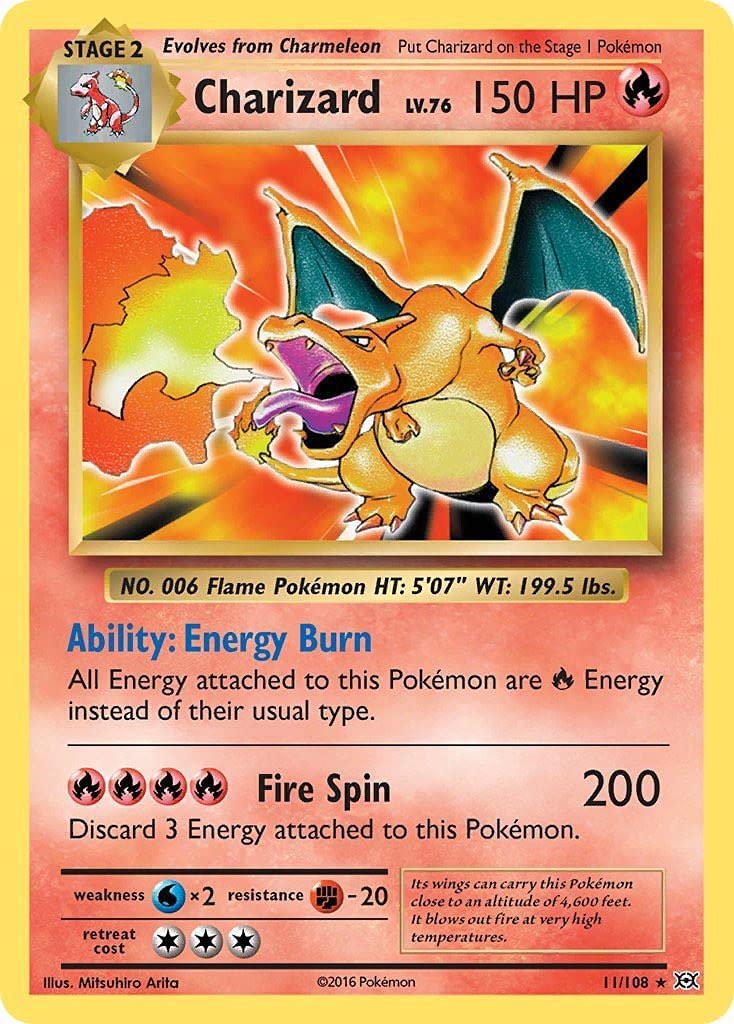 Charizard (11/108) [XY: Evolutions] | The Time Vault CA