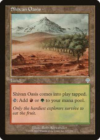 Shivan Oasis [Invasion] | The Time Vault CA