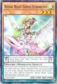 Ritual Beast Tamer Zefrawendi [CROS-EN029] Rare | The Time Vault CA