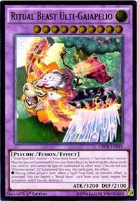 Ritual Beast Ulti-Gaiapelio (UTR) [CROS-EN045] Ultimate Rare | The Time Vault CA