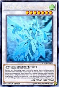 Clear Wing Synchro Dragon (Ghost Rare) [CROS-EN046] Ghost Rare | The Time Vault CA