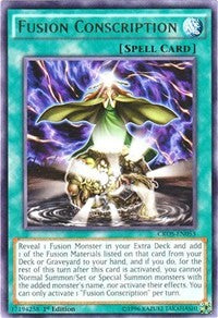 Fusion Conscription [CROS-EN053] Rare | The Time Vault CA