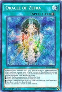 Oracle of Zefra [CROS-EN060] Secret Rare | The Time Vault CA