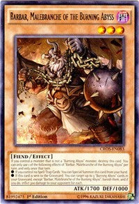 Barbar, Malebranche of the Burning Abyss [CROS-EN083] Rare | The Time Vault CA