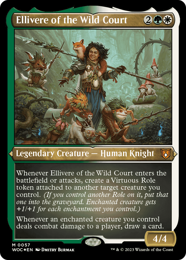 Ellivere of the Wild Court (Display Commander) [Wilds of Eldraine Commander] | The Time Vault CA