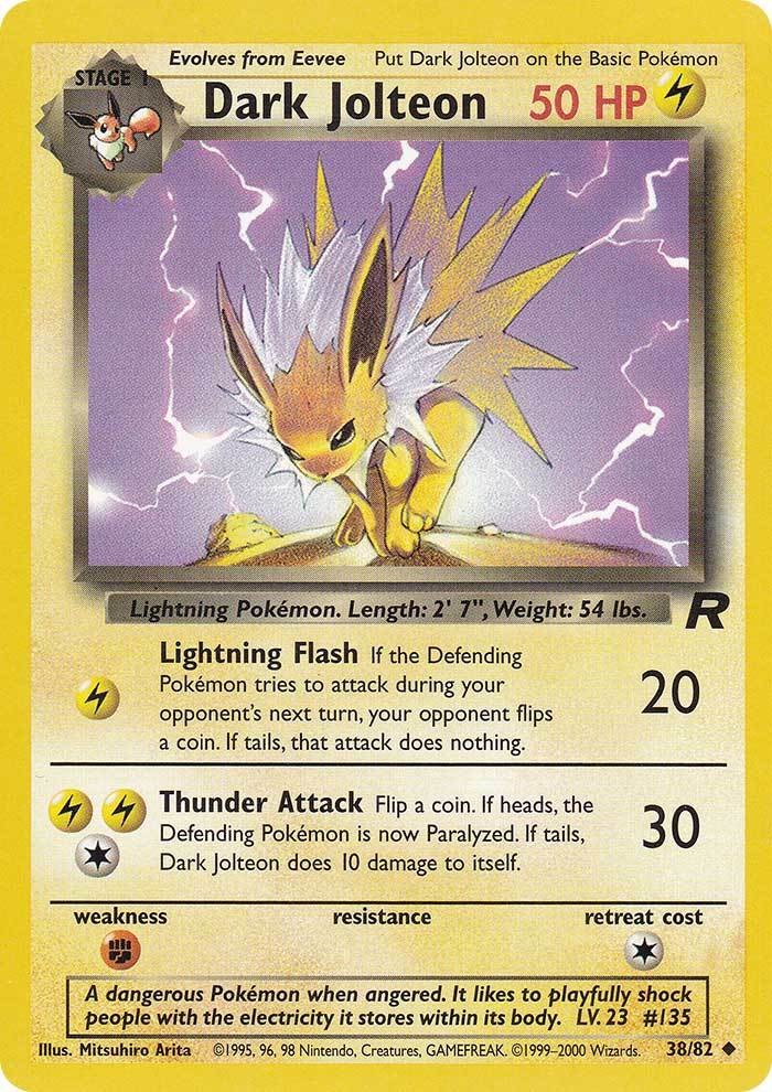 Dark Jolteon (38/82) [Team Rocket Unlimited] | The Time Vault CA