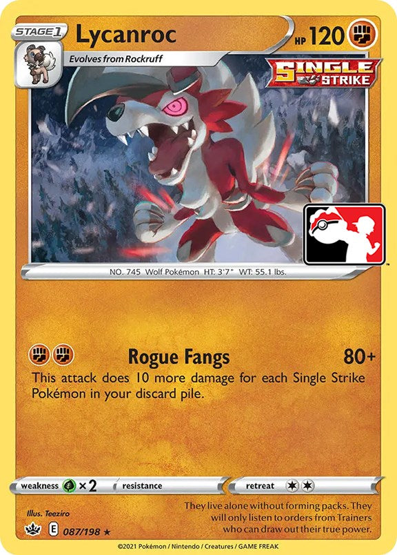 Lycanroc (087/198) [Prize Pack Series One] | The Time Vault CA