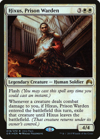 Hixus, Prison Warden [Magic Origins Promos] | The Time Vault CA