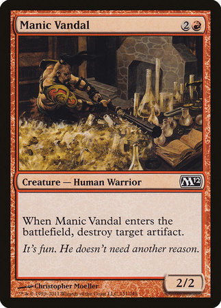 Manic Vandal [Magic 2012] | The Time Vault CA