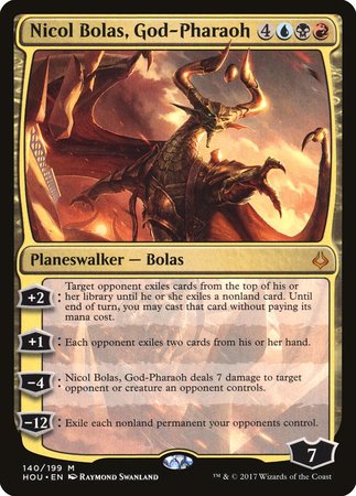 Nicol Bolas, God-Pharaoh [Hour of Devastation] | The Time Vault CA