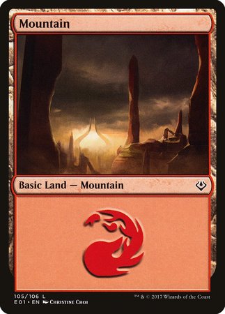 Mountain (105) [Archenemy: Nicol Bolas] | The Time Vault CA