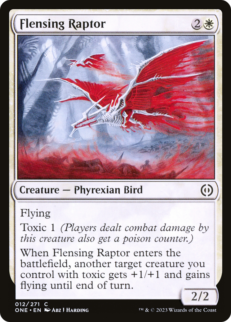 Flensing Raptor [Phyrexia: All Will Be One] | The Time Vault CA