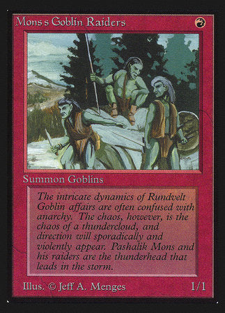 Mons's Goblin Raiders (IE) [Intl. Collectors’ Edition] | The Time Vault CA