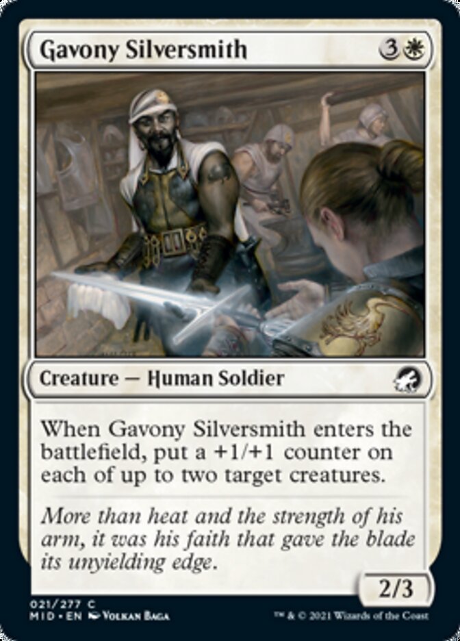 Gavony Silversmith [Innistrad: Midnight Hunt] | The Time Vault CA
