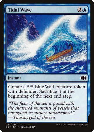 Tidal Wave [Duel Decks: Merfolk vs. Goblins] | The Time Vault CA