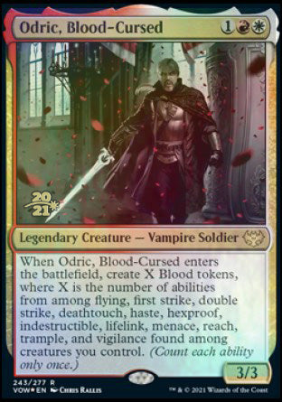 Odric, Blood-Cursed [Innistrad: Crimson Vow Prerelease Promos] | The Time Vault CA