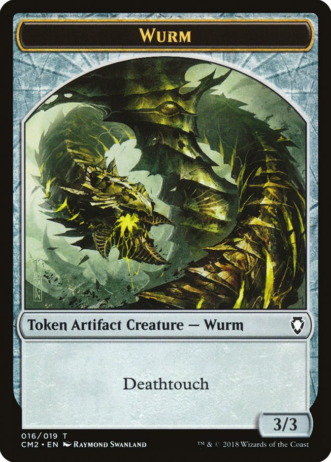 Wurm (Deathtouch) [Commander Anthology Volume II Tokens] | The Time Vault CA