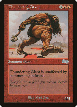 Thundering Giant [Urza's Saga] | The Time Vault CA