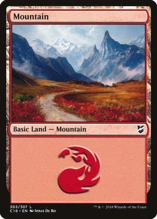 Mountain (303) [Commander 2018] | The Time Vault CA