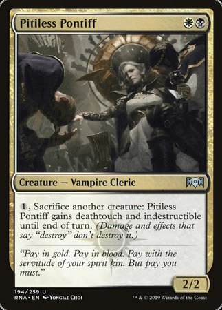 Pitiless Pontiff [Ravnica Allegiance] | The Time Vault CA