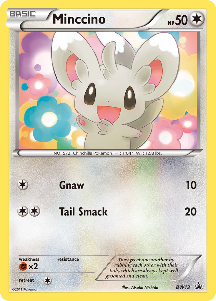 Minccino (BW13) (Cracked Ice Holo) [Black & White: Black Star Promos] | The Time Vault CA