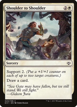 Shoulder to Shoulder [Archenemy: Nicol Bolas] | The Time Vault CA