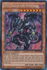 D/D/D Dragon King Pendragon [YS15-ENL00] Secret Rare | The Time Vault CA