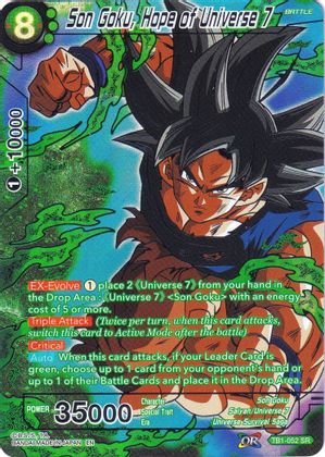 Son Goku, Hope of Universe 7 (TB1-052) [Collector's Selection Vol. 2] | The Time Vault CA